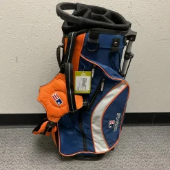 Used US Kids Jr Stand Bag Navy Blue And Orange