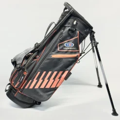 Used US Kids UL 51 Jr Stand Bag Black And Orange