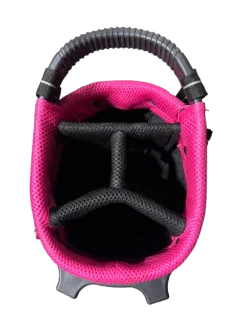 Used US Kids US KIDS GOLF STAND BAG PINK Jr Stand Bag Black And Pink