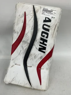 Used Vaughn GOALIE BLOCKER Junior Goalie Blocker White/Black/Red