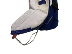 Used Vaughn SLR Goalie Leg Pads Senior White/Red/Blue