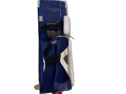 Used Vaughn SLR Goalie Leg Pads Senior White/Red/Blue