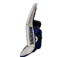 Used Vaughn SLR Goalie Leg Pads Senior White/Red/Blue