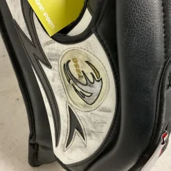 Used Vaughn VELOCITY 7250 Junior Goalie Blocker White And Black