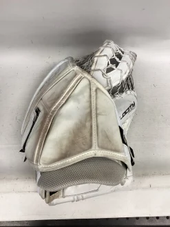 Used Vaughn VELOCITY PRO V10 Senior Goalie Catcher White