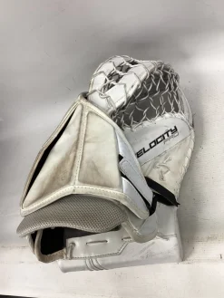 Used Vaughn VELOCITY PRO V10 Senior Goalie Catcher White