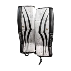 Used Vaughn VELOCITY V6 Goalie Leg Pads Inter White 30"