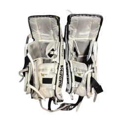 Used Vaughn VELOCITY V6 Goalie Leg Pads Inter White 30