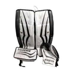 Used Vaughn VELOCITY V6 Goalie Leg Pads Inter White 30