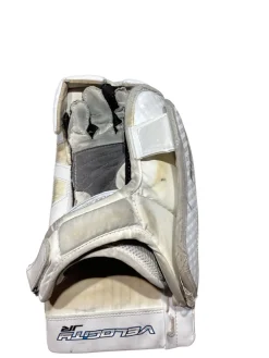 Used Vaughn VELOCITY V9 Junior Goalie Blocker White