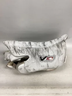 Used Vaughn VELOCITY V10 Senior Goalie Blocker White