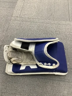 Used Vaughn VELOCITY Youth Goalie Blocker Royal Blue