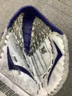 Used Vaughn VELOCITY Youth Goalie Catcher Royal Blue