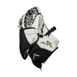 Used Vaughn V6 1000I PRO CATCHER JR Junior Goalie Catcher White
