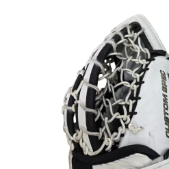 Used Vaughn V6 1000I PRO CATCHER JR Junior Goalie Catcher White