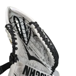 Used Vaughn V6 1000I PRO CATCHER JR Junior Goalie Catcher White