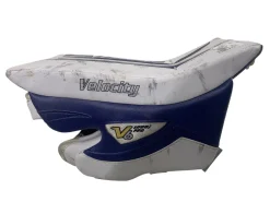 Used Vaughn V6 1000I PRO Intermediate Goalie Blocker White/Blue
