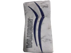 Used Vaughn V6 1000I PRO Intermediate Goalie Blocker White/Blue