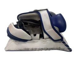 Used Vaughn V6 1000I PRO Intermediate Goalie Blocker White/Blue