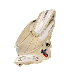 Used Vaughn VISION Inter Goalie Catcher White