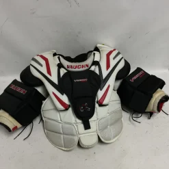 Used Vaughn VISION 9200 Junior Body Armor White/Black/Red SM