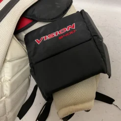 Used Vaughn VISION 9400 Senior Body Armor White/Black/Red SM