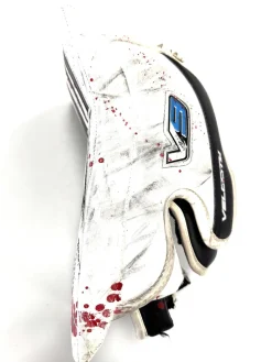 Used Vaughn V9 VELOCITY Junior Goalie Blocker White