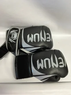 Used Venum Boxing Gloves Black Senior