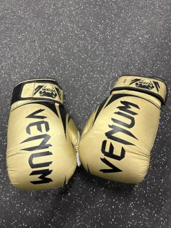 Used Venum Boxing Gloves Gold Senior