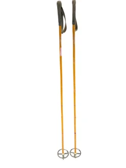 Used VINTAGE Mens XC Ski Poles Brown 130 cm / 52 in