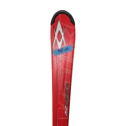 Used Volkl AC JR UNLIMITED 140CM SKIS Boys Skis Only Red 140 cm