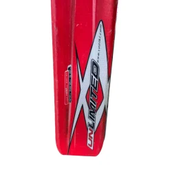 Used Volkl AC JR UNLIMITED 140CM SKIS Boys Skis Only Red 140 cm
