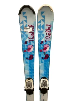 Used Volkl CHICA Girls DH Ski/Binding Carolina Blue 130 cm