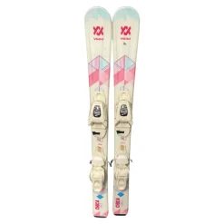Used Volkl CHICA Girls DH Ski/Binding White 90 cm