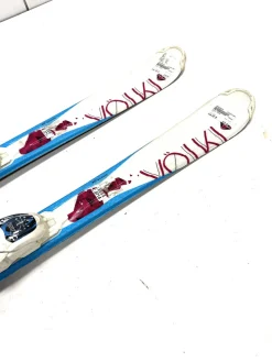 Used Volkl CHICA Girls DH Ski/Binding White 130 cm