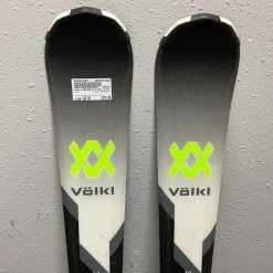 Used Volkl DEACON 8.0 Boys DH Ski/Binding Black And Optic Yellow 130 cm