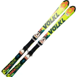 Used Volkl RACE TOUR Womens Down Hill Ski/Binding Yellow 150 cm