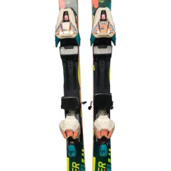 Used Volkl RACE TOUR Womens Down Hill Ski/Binding Yellow 150 cm