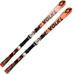 Used Volkl RACE TOUR Womens Down Hill Ski/Binding Yellow 171 cm