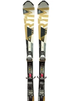 Used Volkl RTM 7.6 Boys Skis Only Gold 133 cm