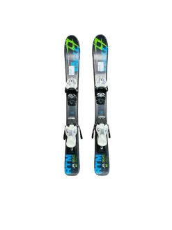 Used Volkl RTM JR 80 Boys DH Ski/Binding Black 80 cm