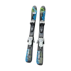 Used Volkl RTM JR SKIS 90CM W/ MARKER 4.5 Boys Skis Only Black 90 cm