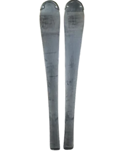 Used Volkl TIGERSHARK Boys DH Ski/Binding Grey And Red 110 cm
