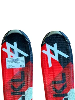 Used Volkl UNLIMITED Boys DH Ski/Binding Red 130 cm