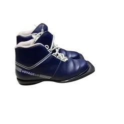 Used VOYAGEUR Boys 75MM XC Ski Boots Navy Blue W 07-07.5 / JR 05.5-06