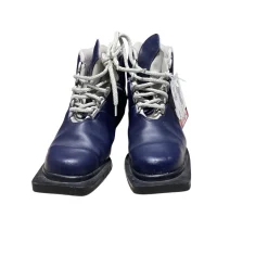Used VOYAGEUR Boys 75MM XC Ski Boots Navy Blue W 07-07.5 / JR 05.5-06
