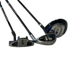 Used Walter Hagen HAGEN JR SERIES 3PC SET Jr Package Set RH Black And Royal Blue 4 Piece