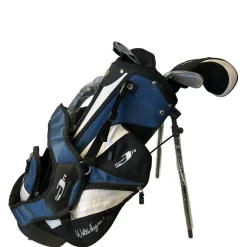 Used Walter Hagen HAGEN JR SERIES 3PC SET Jr Package Set RH Black And Royal Blue 4 Piece