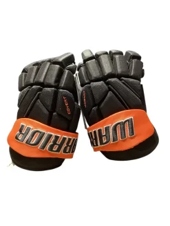 Used Warrior COVERT PHILADELPHIA LITTLE FLYERS Senior Gloves Black And Orange 13"