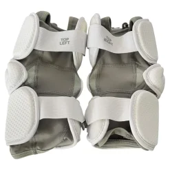 Used Warrior EVO PRO Lacrosse Arm Pads/Guards White LG